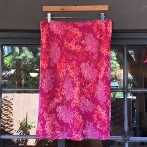 Express Flower Print Skirt